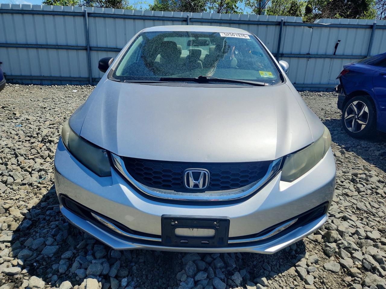 2014 Honda Civic Lx Silver vin: 19XFB2F50EE210423