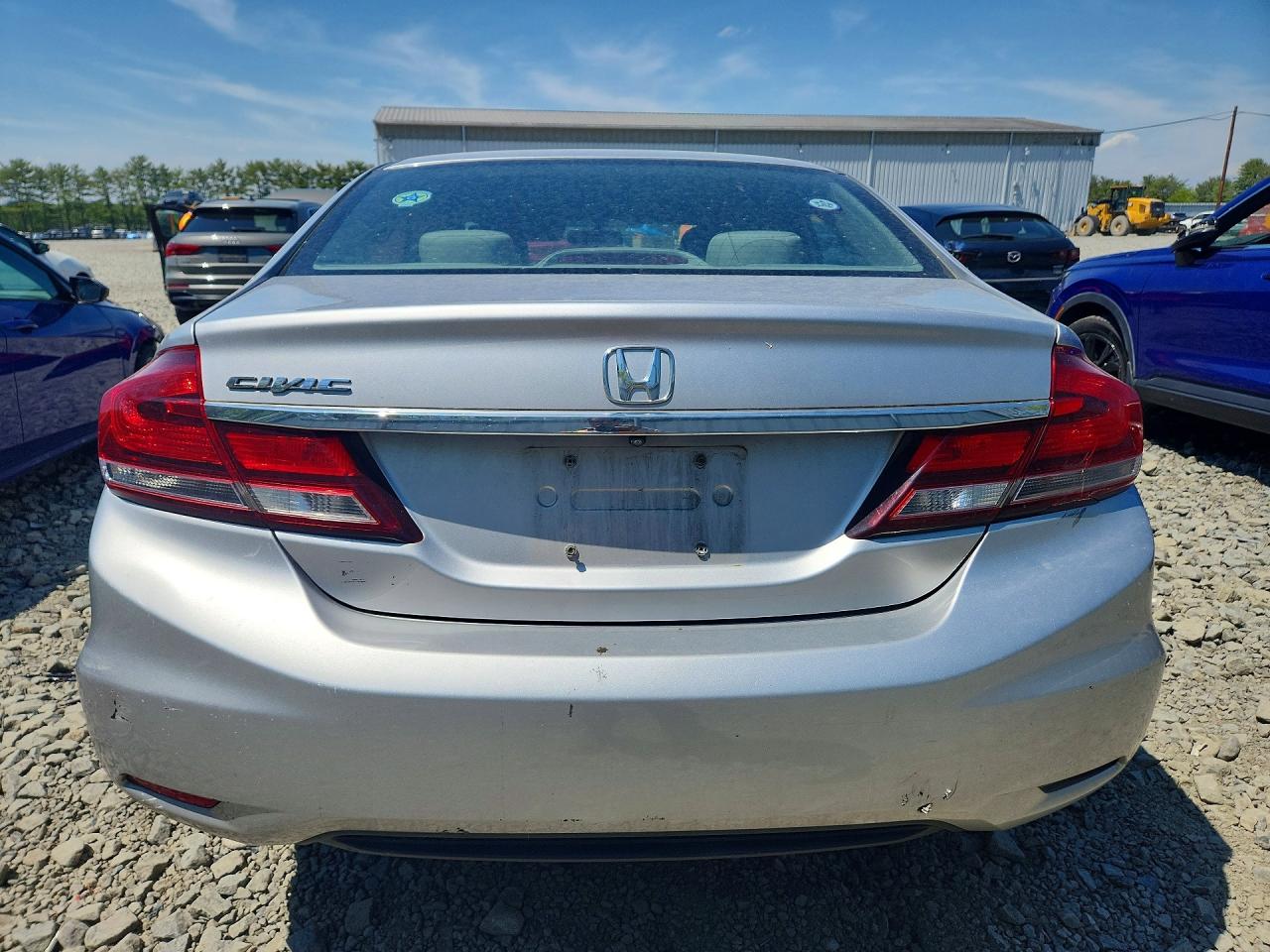 2014 Honda Civic Lx Silver vin: 19XFB2F50EE210423