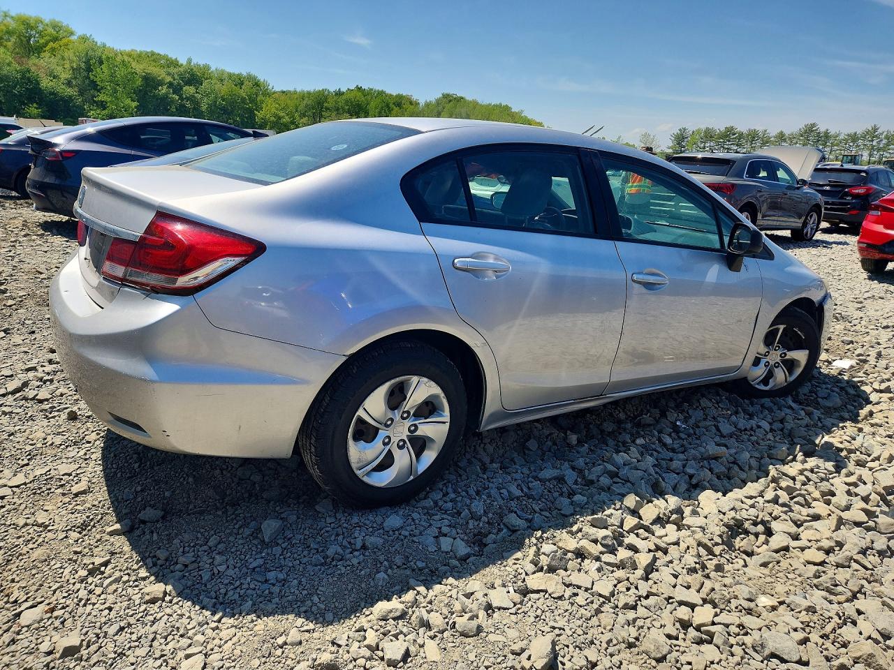 2014 Honda Civic Lx Silver vin: 19XFB2F50EE210423