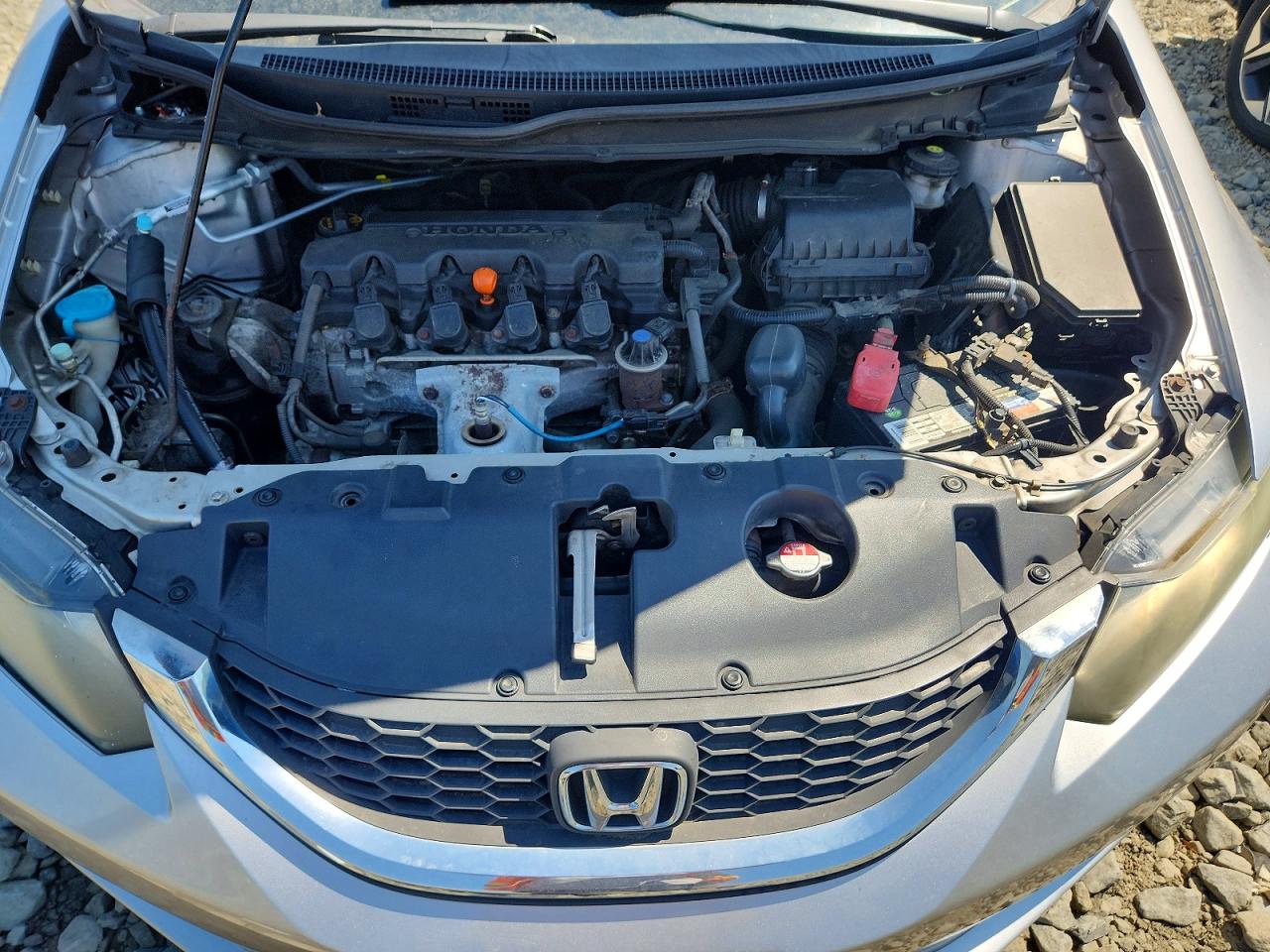 2014 Honda Civic Lx Silver vin: 19XFB2F50EE210423