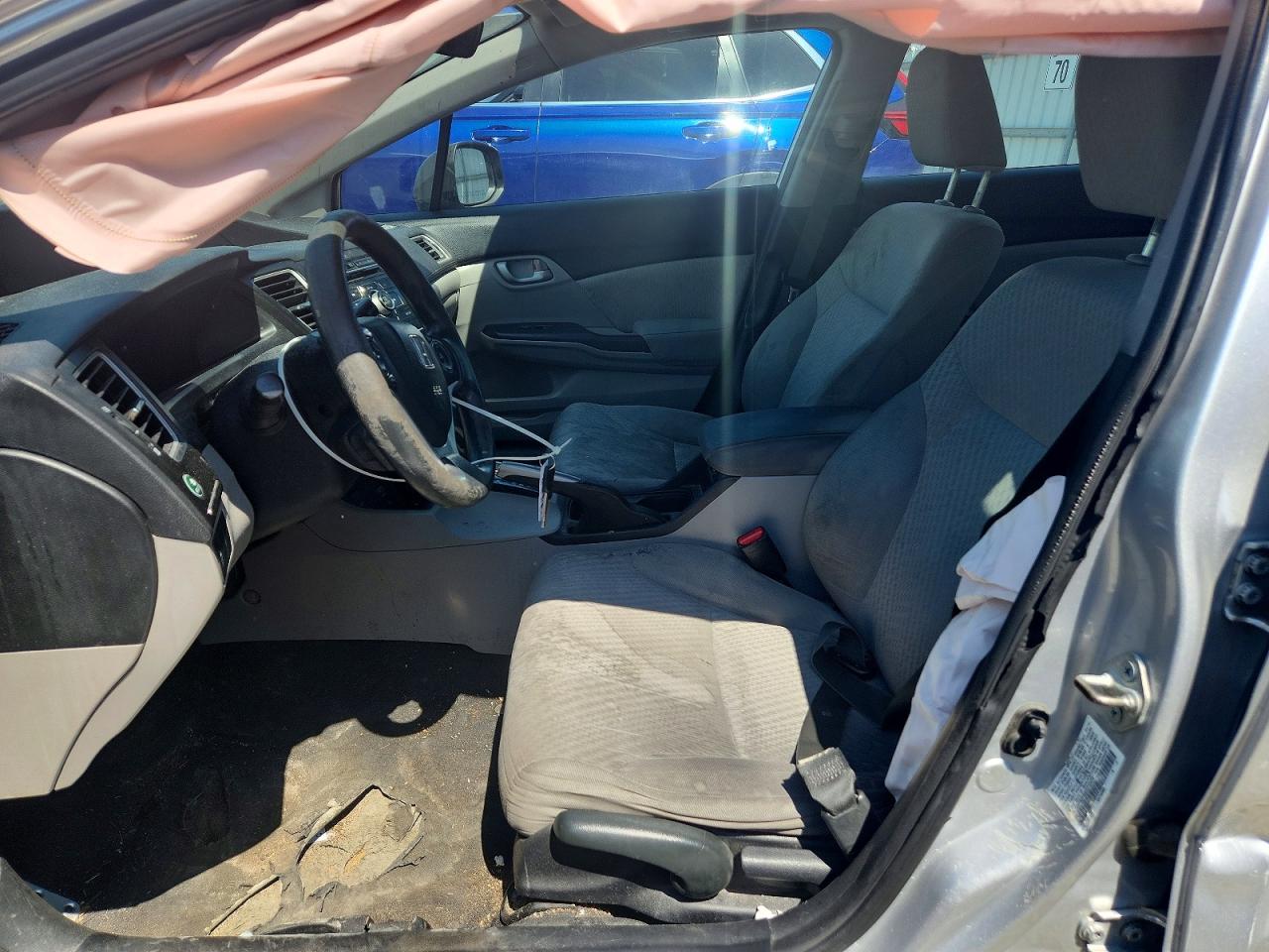 2014 Honda Civic Lx Silver vin: 19XFB2F50EE210423