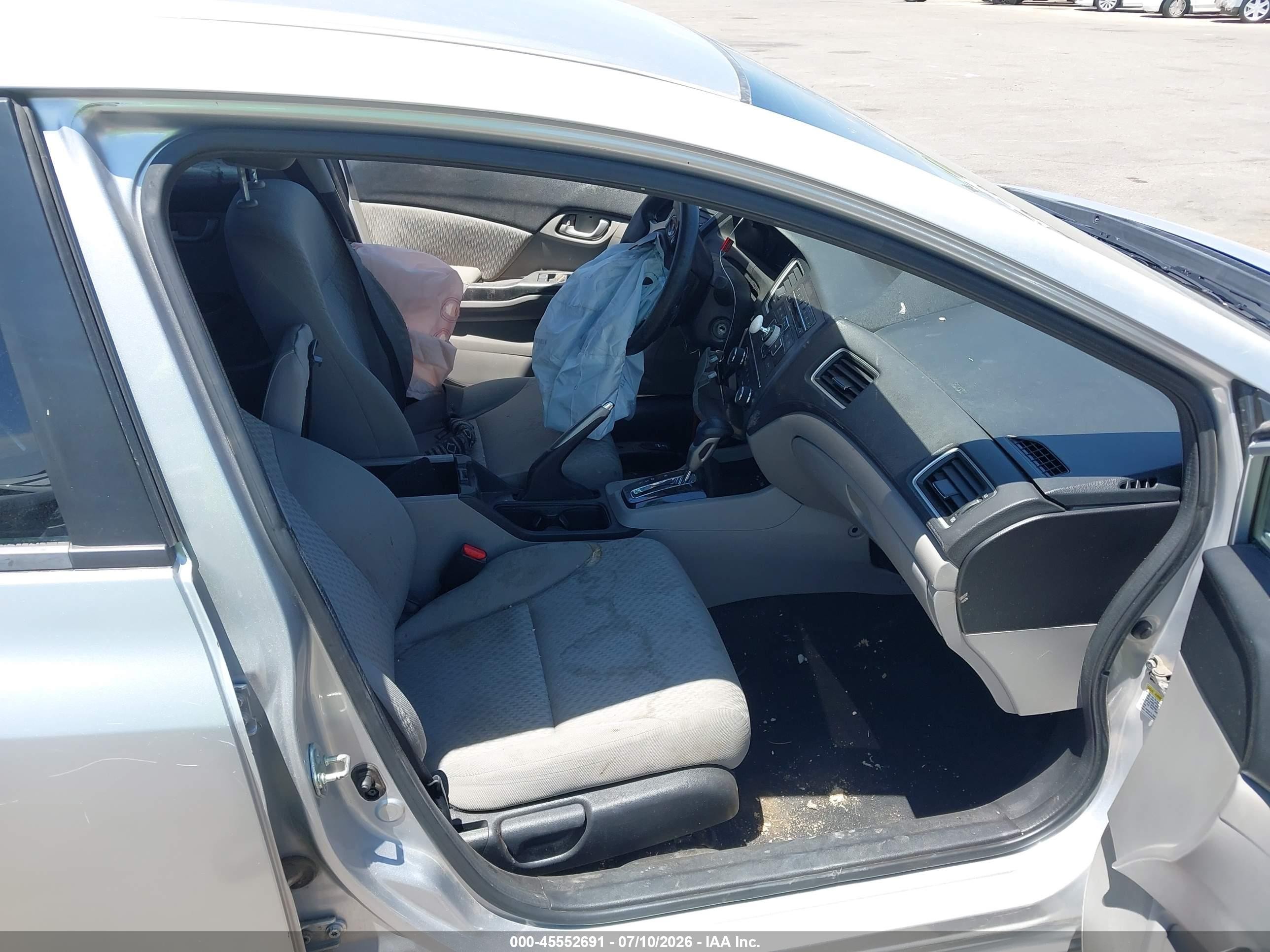 2014 Honda Civic Lx Silver vin: 19XFB2F50EE213323