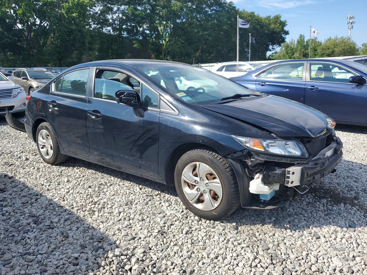 2014 Honda Civic Lx Black vin: 19XFB2F50EE217694
