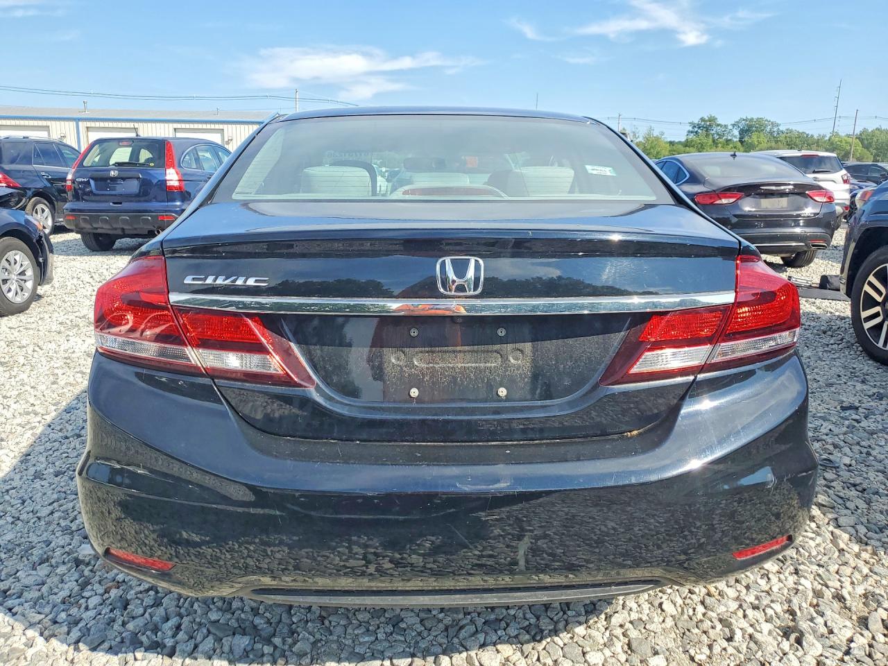 2014 Honda Civic Lx Black vin: 19XFB2F50EE217694