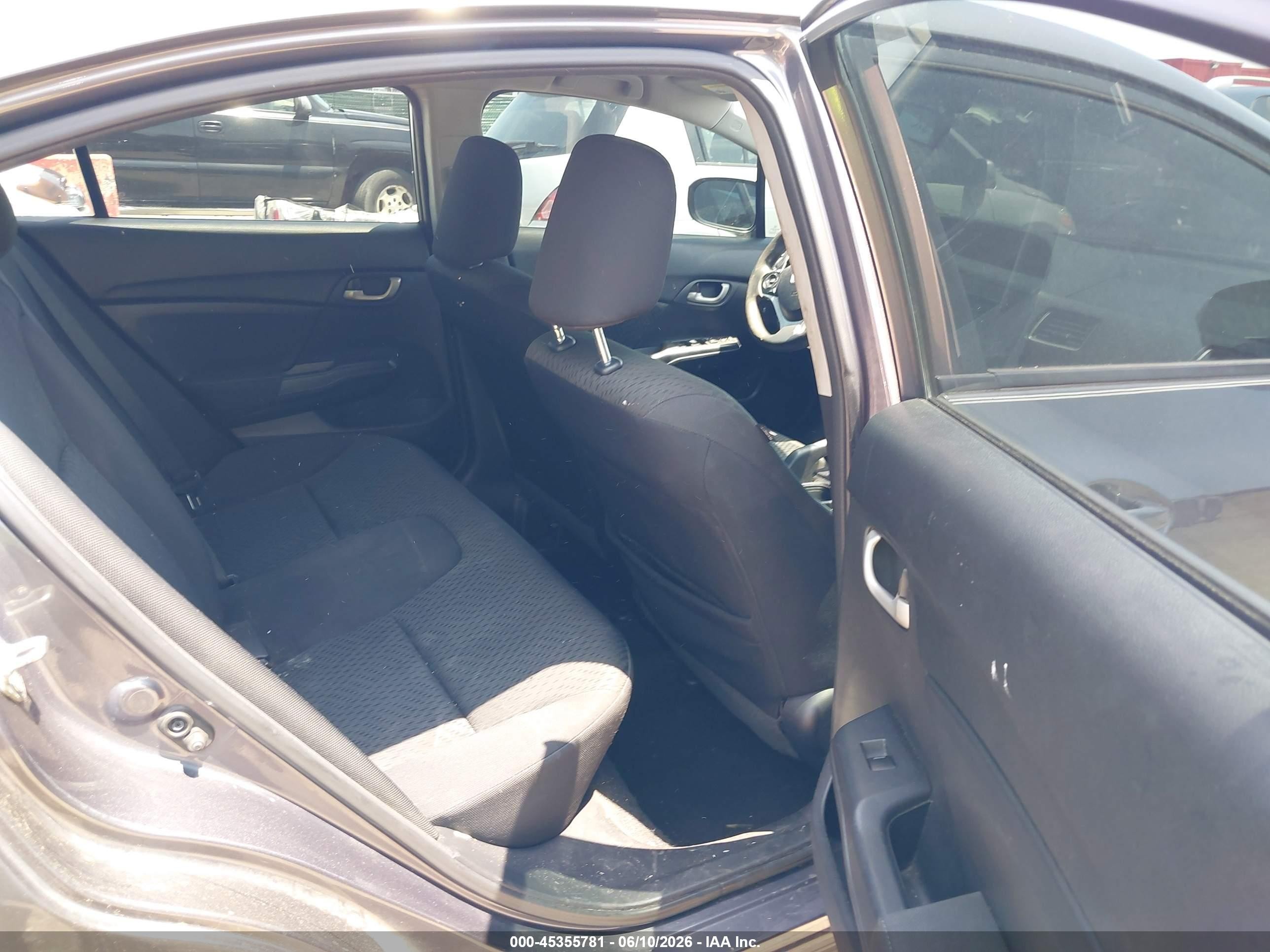 2014 Honda Civic Lx Серый vin: 19XFB2F50EE220191