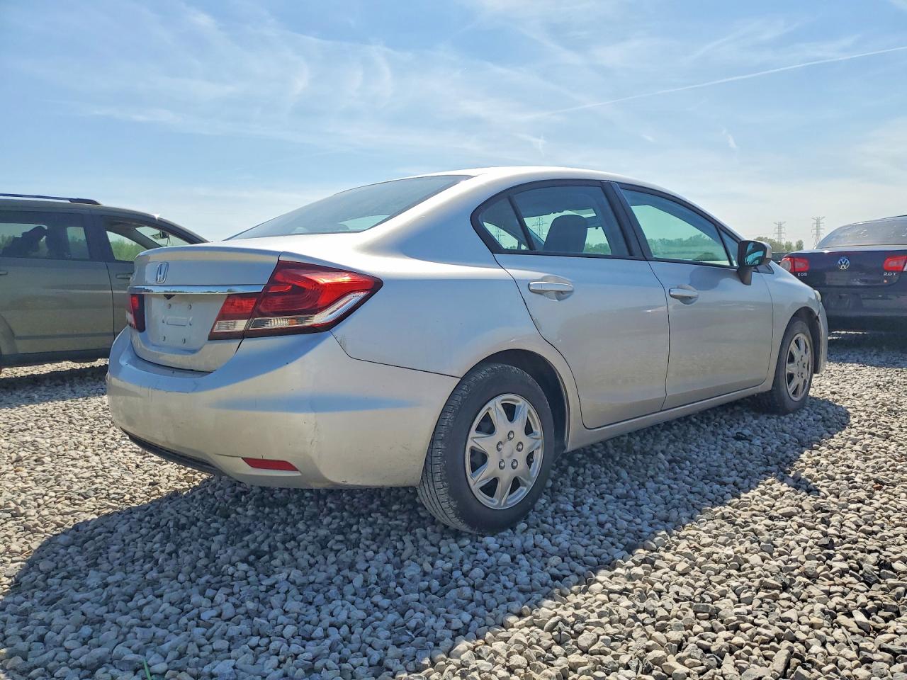 2014 Honda Civic Lx Silver vin: 19XFB2F50EE231644