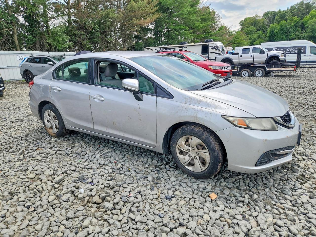 2014 Honda Civic Lx Серебряный vin: 19XFB2F50EE233099
