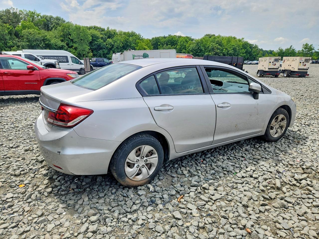 2014 Honda Civic Lx Серебряный vin: 19XFB2F50EE233099