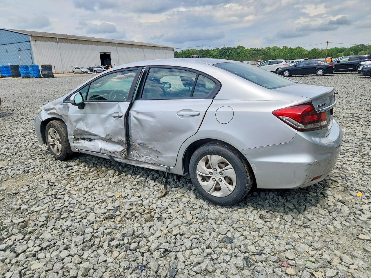 2014 Honda Civic Lx Серебряный vin: 19XFB2F50EE233099