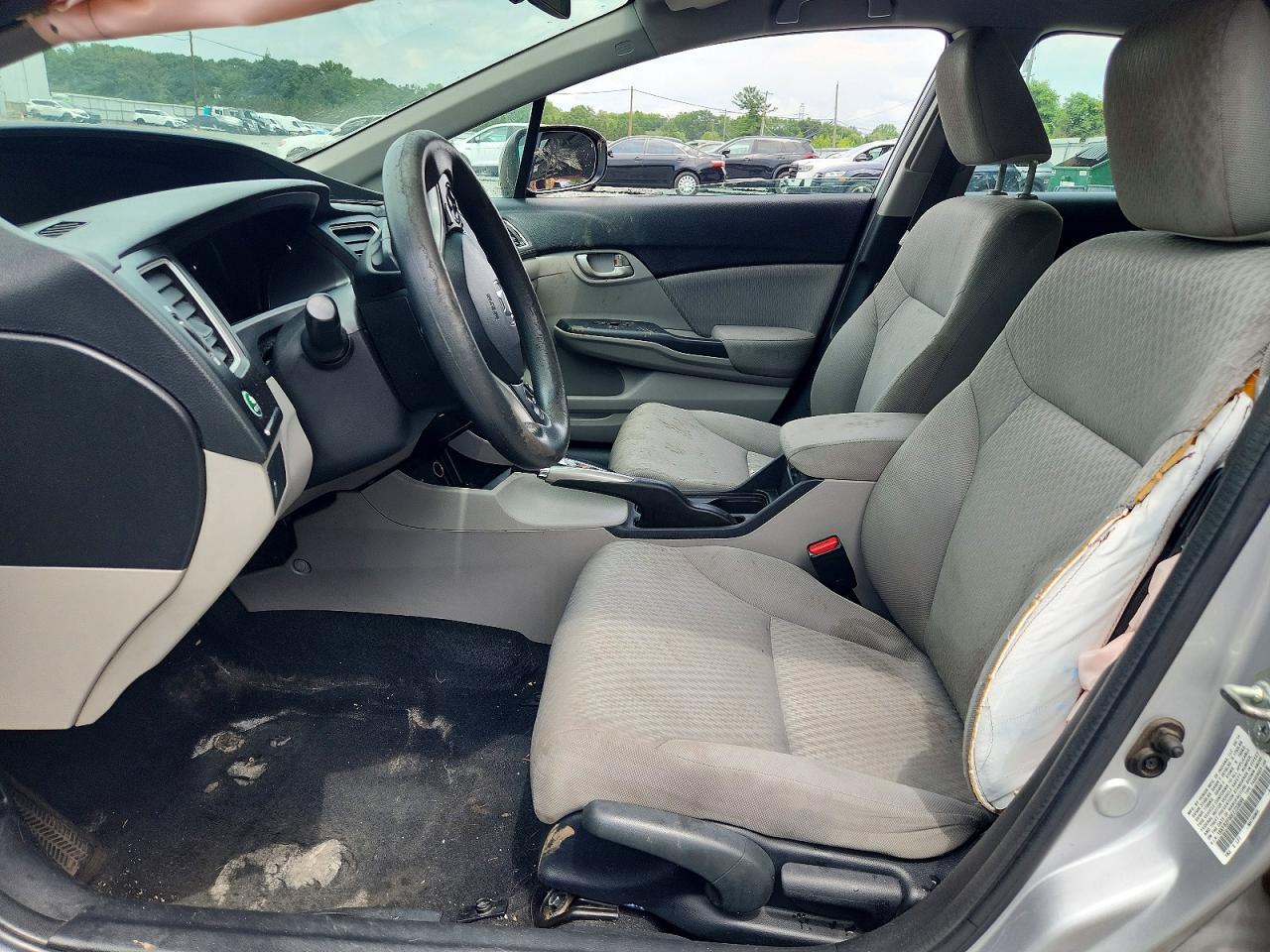 2014 Honda Civic Lx Серебряный vin: 19XFB2F50EE233099