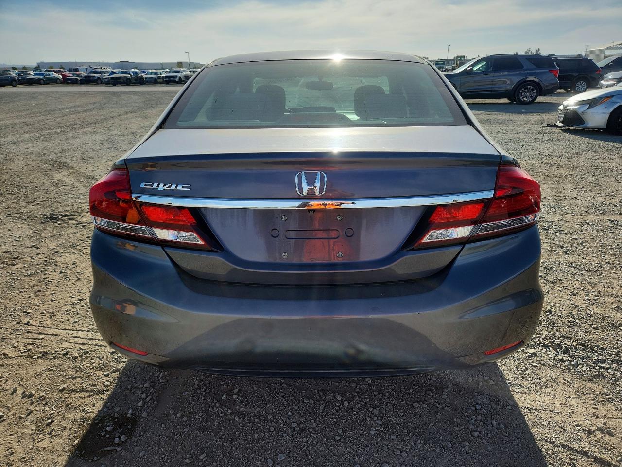 2014 Honda Civic Lx Gray vin: 19XFB2F50EE238979