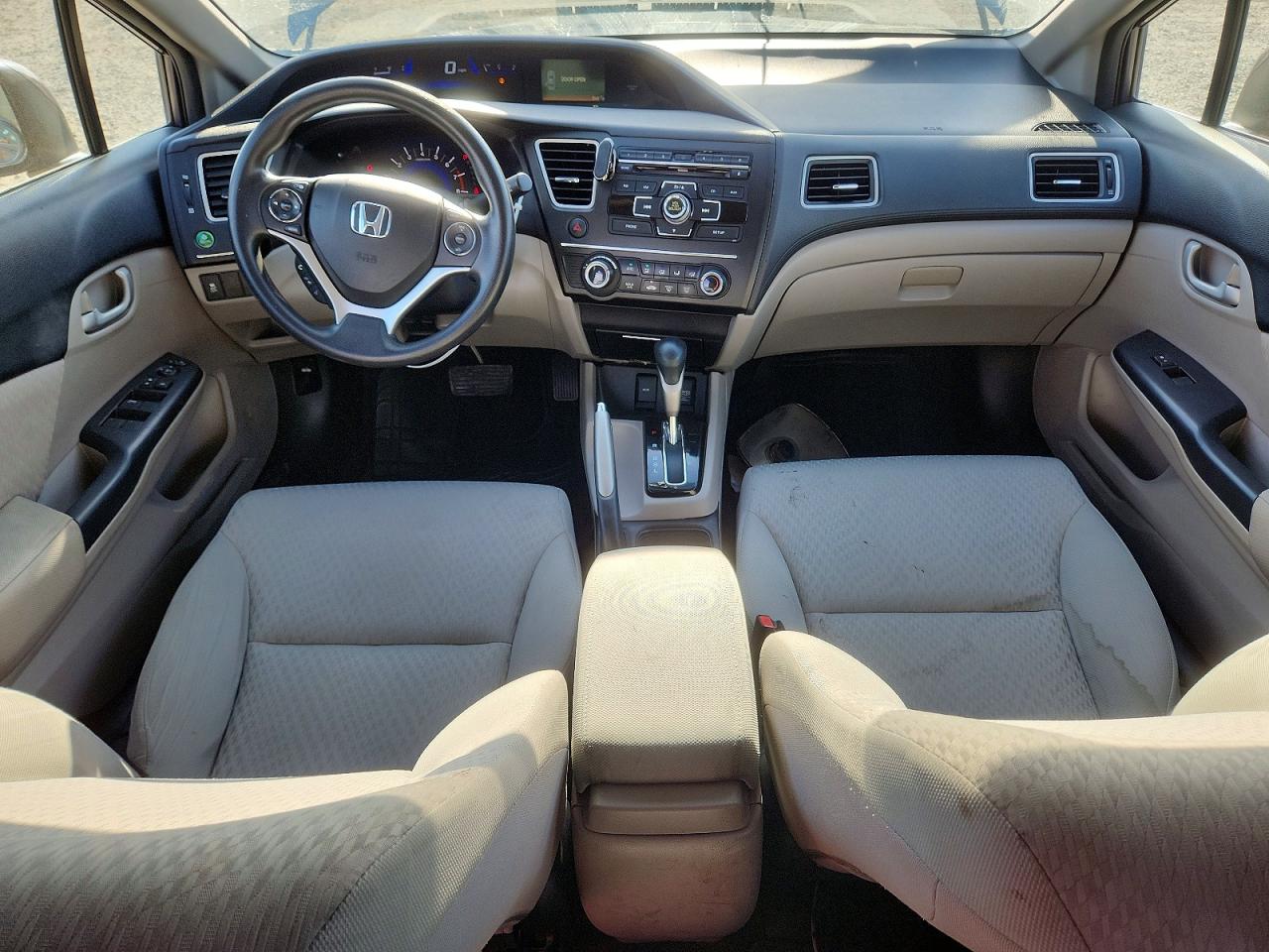 2014 Honda Civic Lx Gray vin: 19XFB2F50EE238979