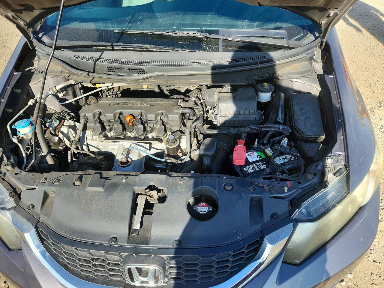 2014 Honda Civic Lx Gray vin: 19XFB2F50EE238979