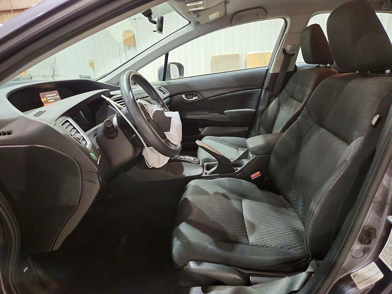 2014 Honda Civic Lx Gray vin: 19XFB2F50EE256639