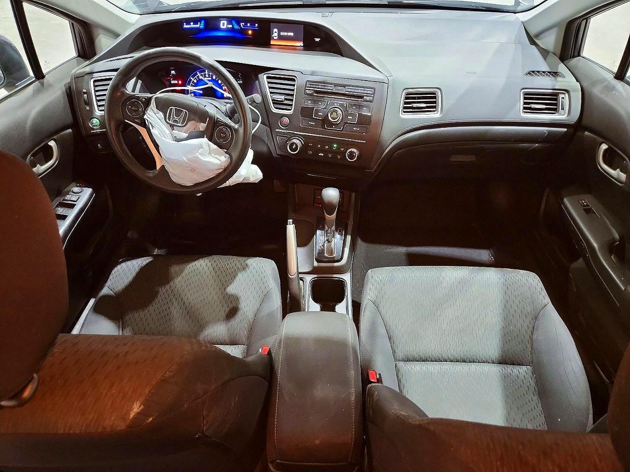 2014 Honda Civic Lx Gray vin: 19XFB2F50EE256639