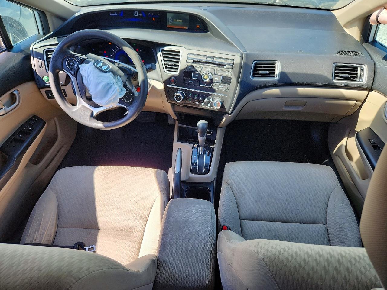 2014 Honda Civic Lx White vin: 19XFB2F50EE260920