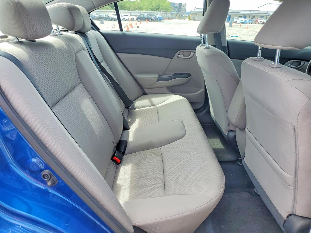 2014 Honda Civic Lx Blue vin: 19XFB2F50EE273635