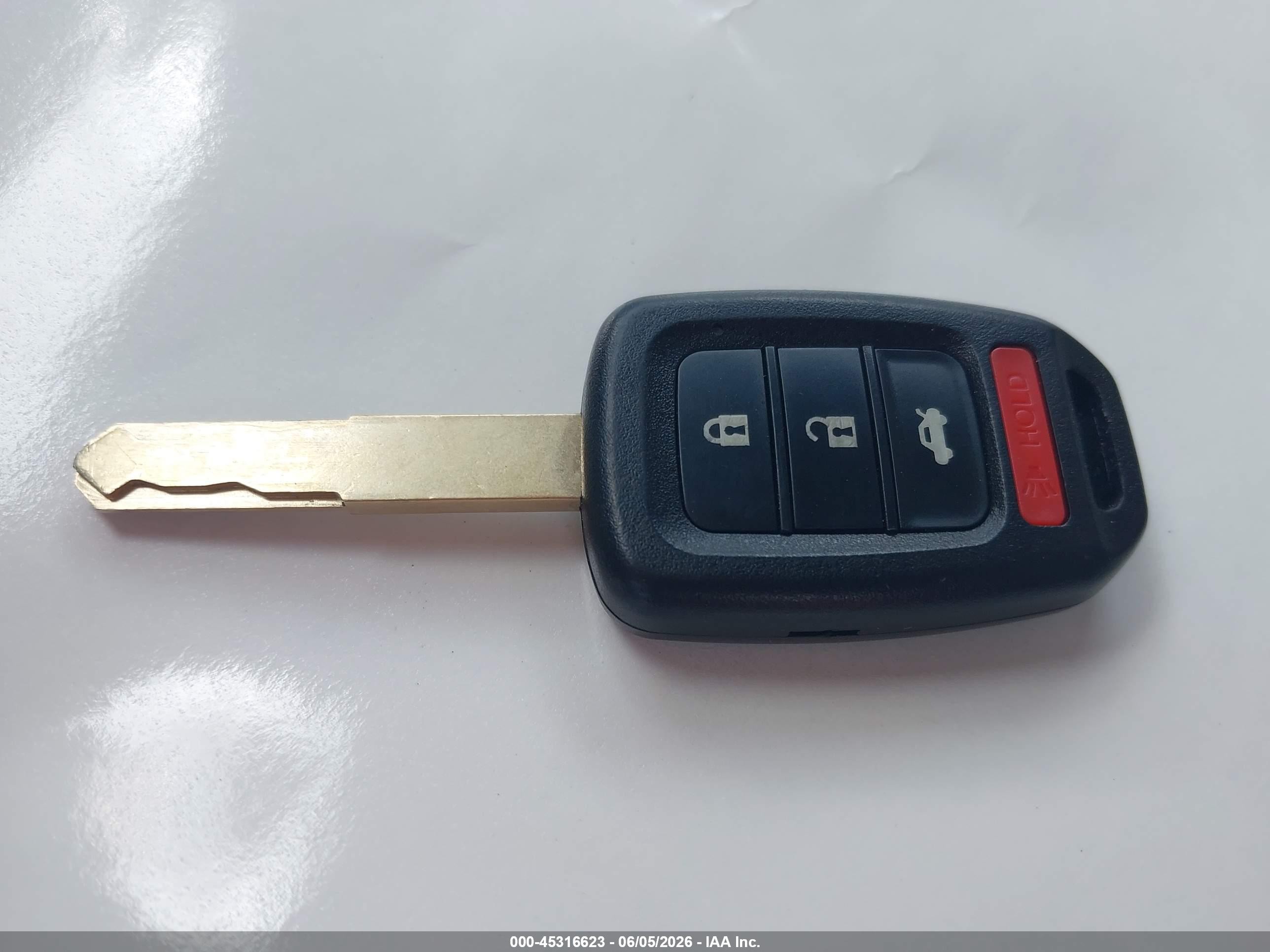 2015 Honda Civic Lx Red vin: 19XFB2F50FE011390