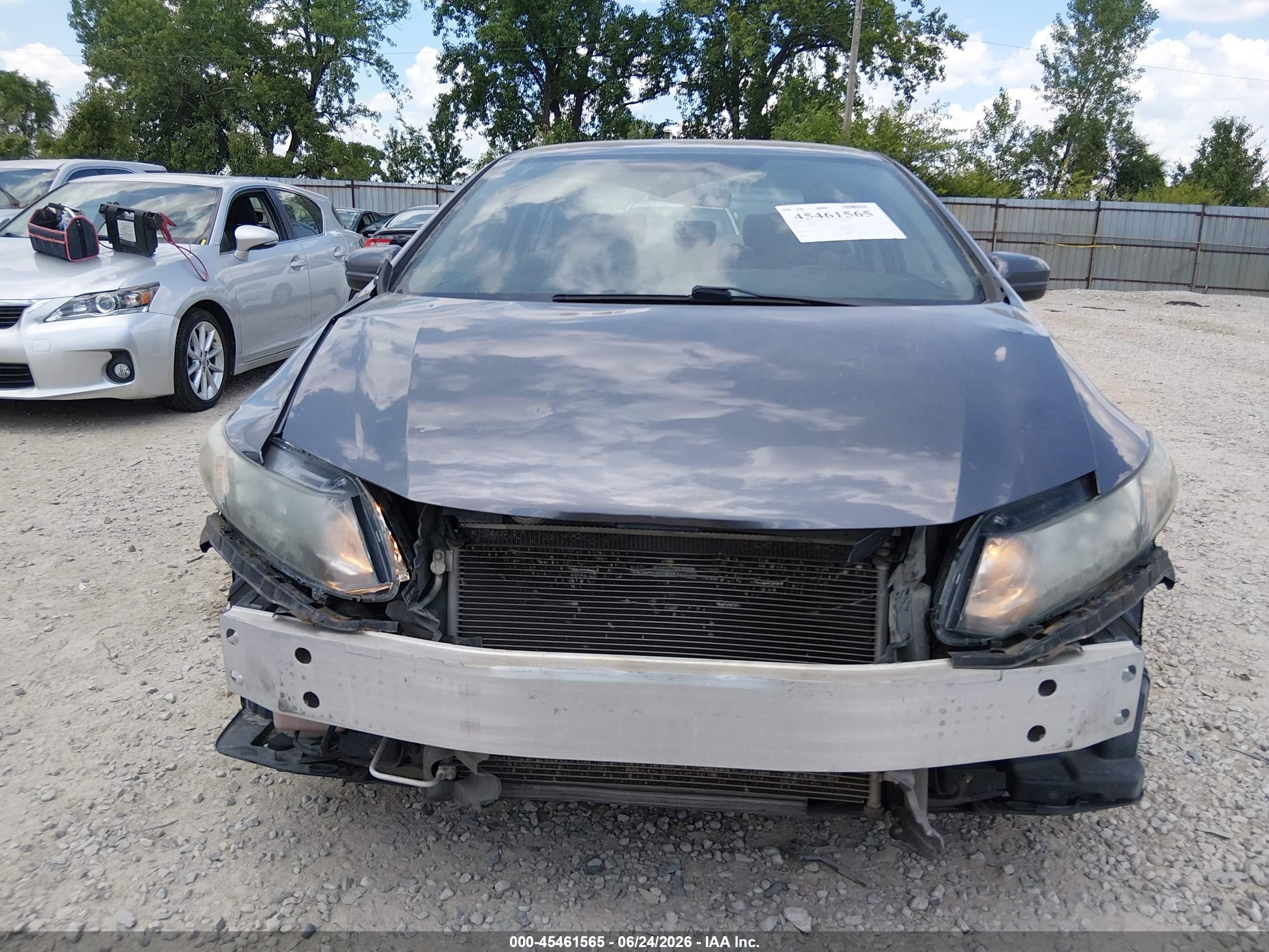 2015 Honda Civic Lx Серый vin: 19XFB2F50FE027539
