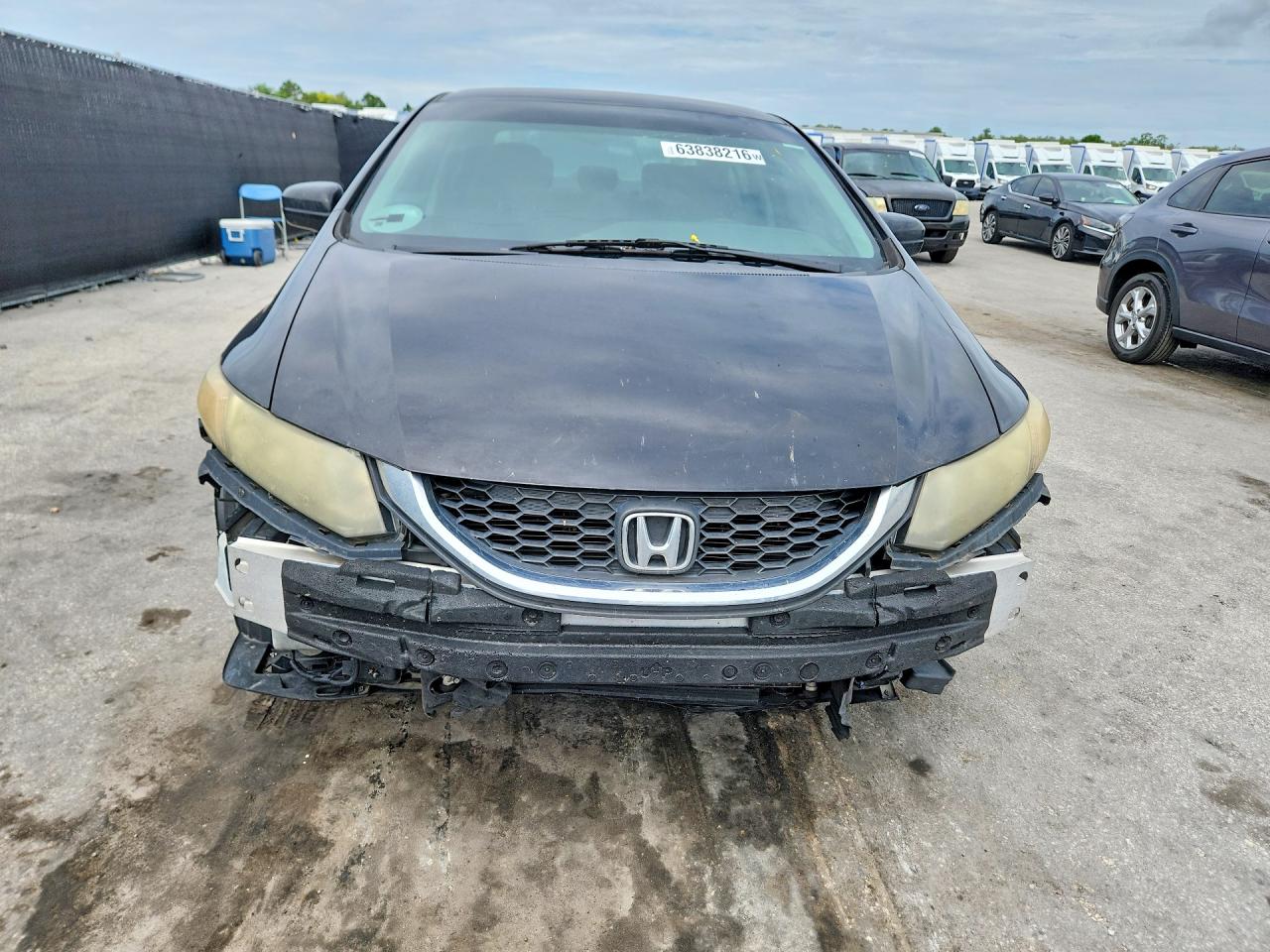 2015 Honda Civic Lx Black vin: 19XFB2F50FE044731
