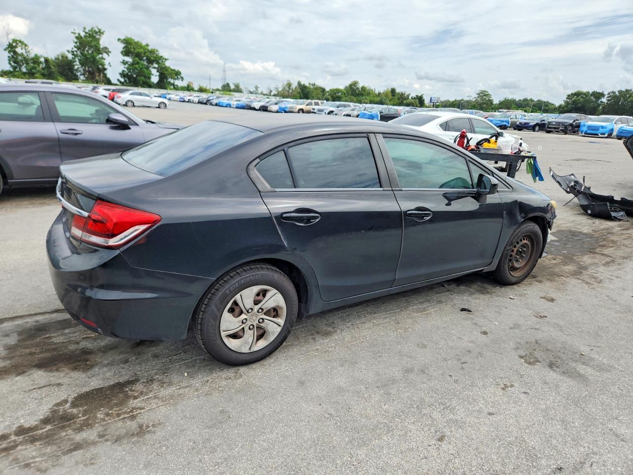 2015 Honda Civic Lx Black vin: 19XFB2F50FE044731