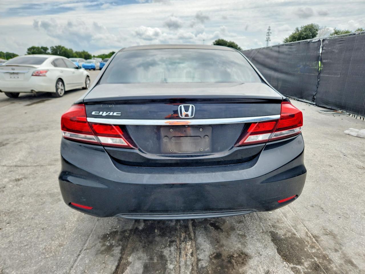 2015 Honda Civic Lx Black vin: 19XFB2F50FE044731