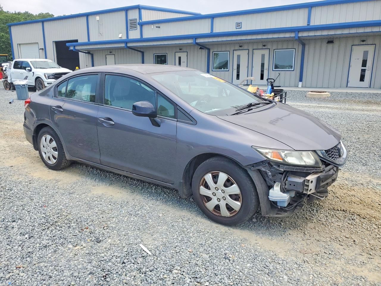 2015 Honda Civic Lx Gray vin: 19XFB2F50FE051520