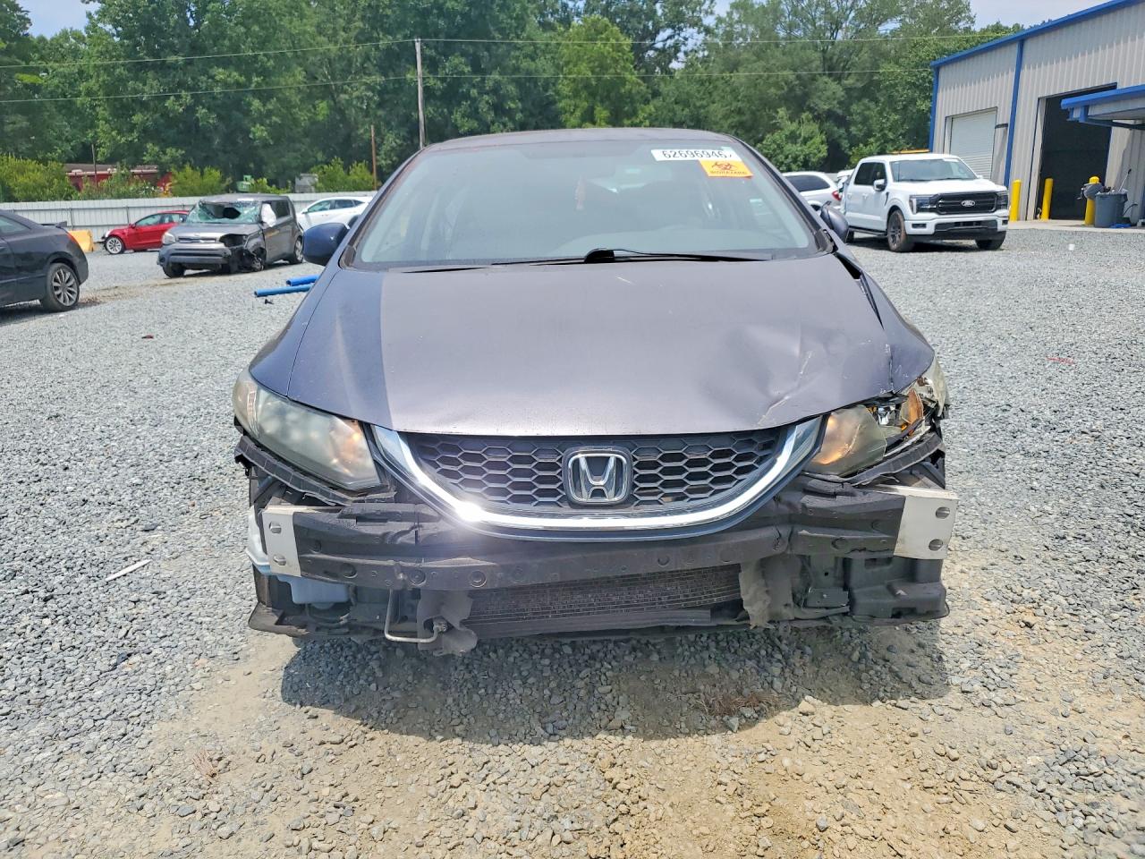 2015 Honda Civic Lx Gray vin: 19XFB2F50FE051520
