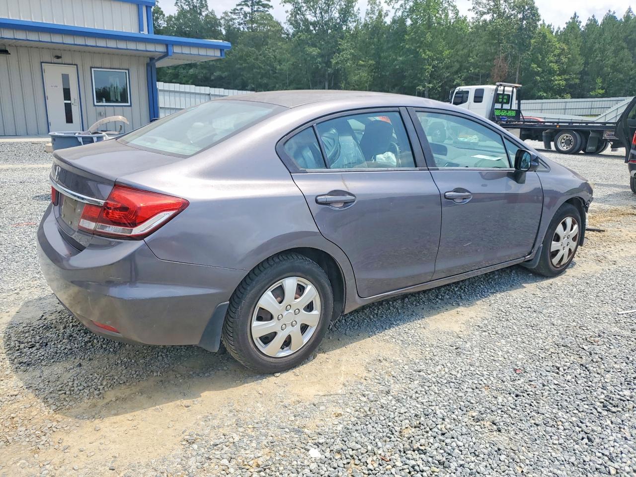 2015 Honda Civic Lx Gray vin: 19XFB2F50FE051520
