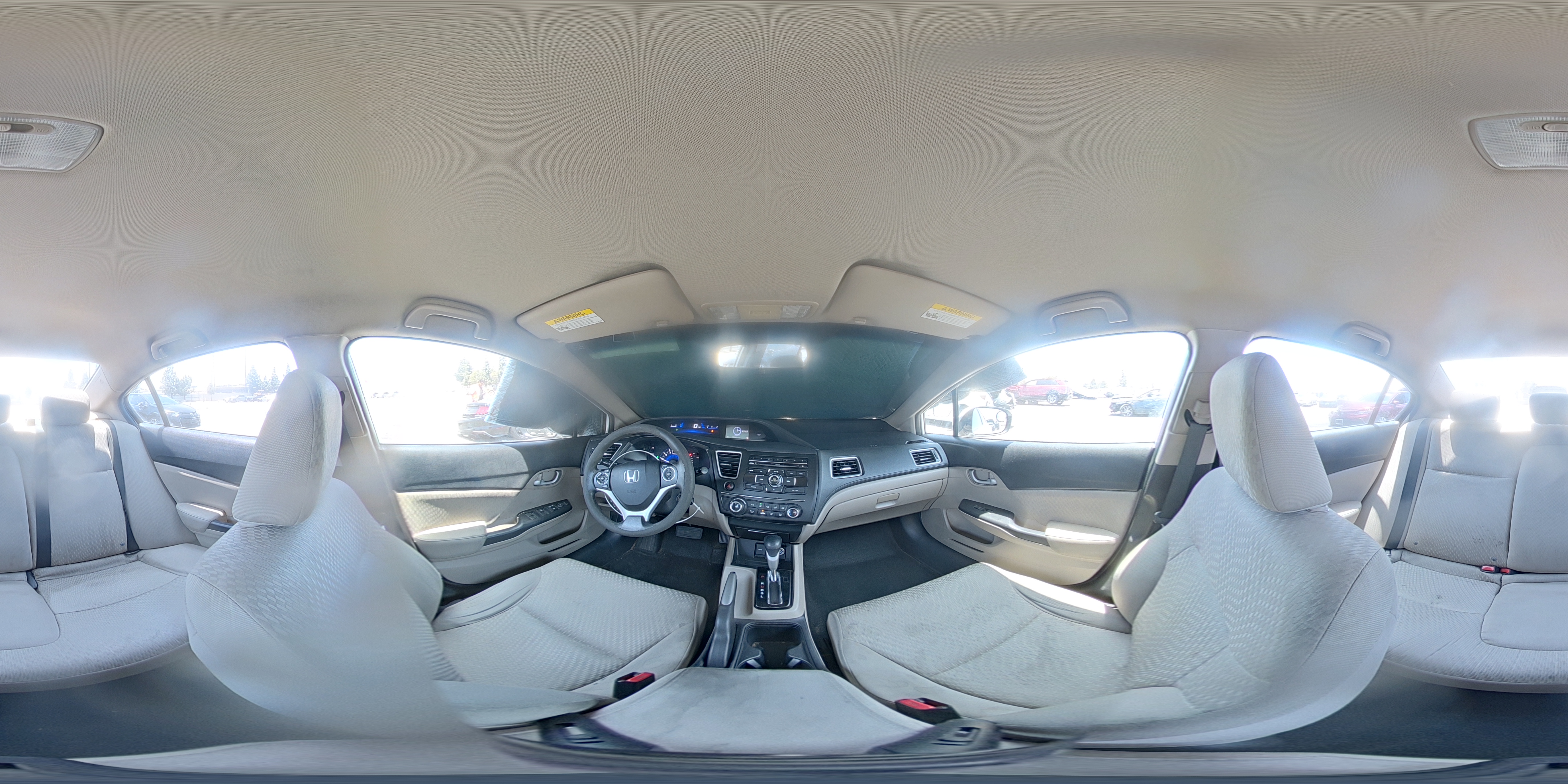 2015 Honda Civic Lx White vin: 19XFB2F50FE058242