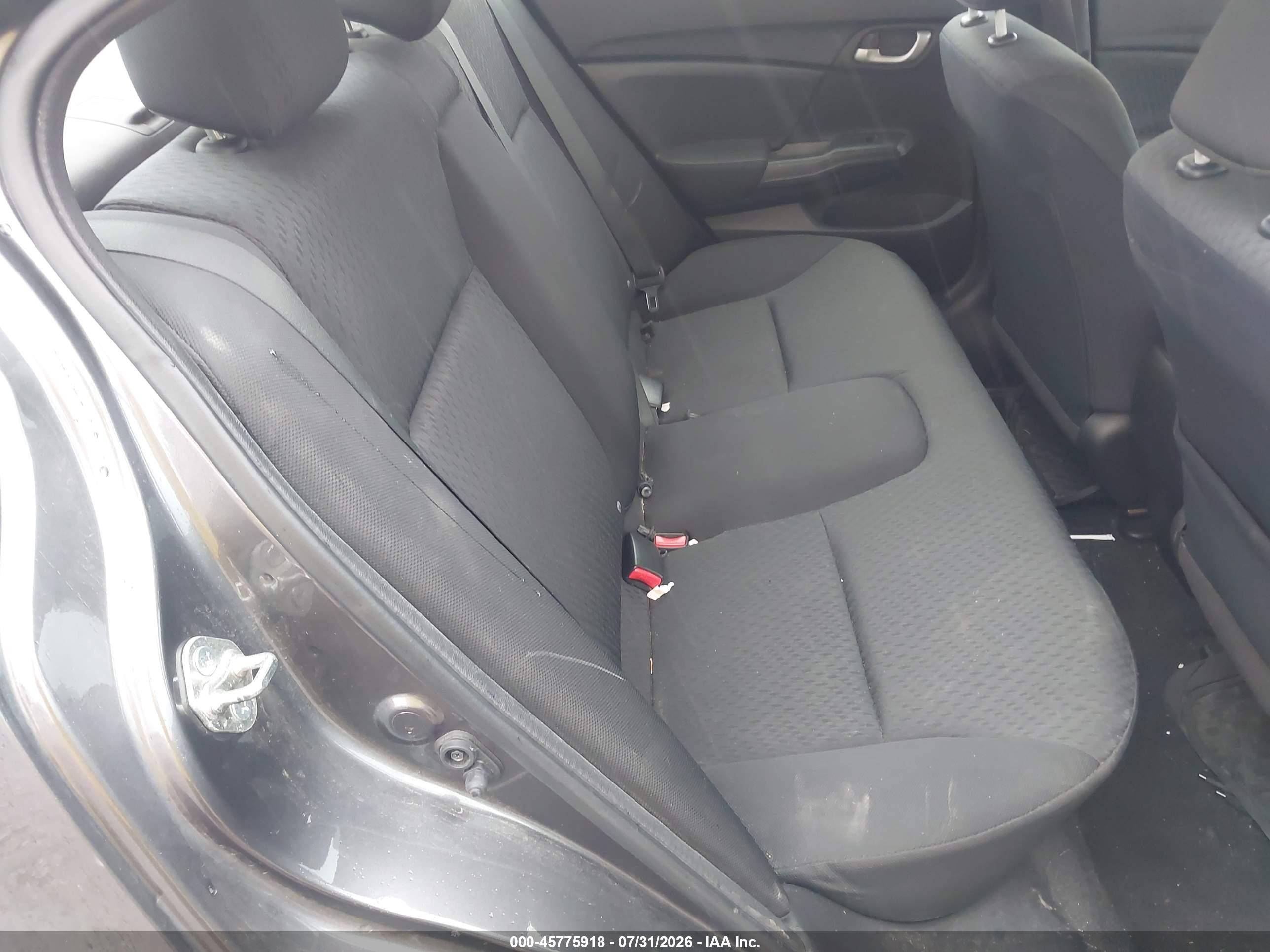 2015 Honda Civic Lx Gray vin: 19XFB2F50FE071394