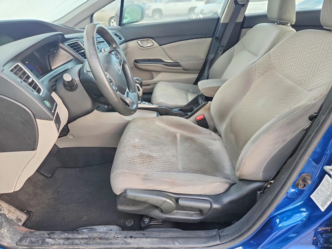 2015 Honda Civic Lx Blue vin: 19XFB2F50FE073212
