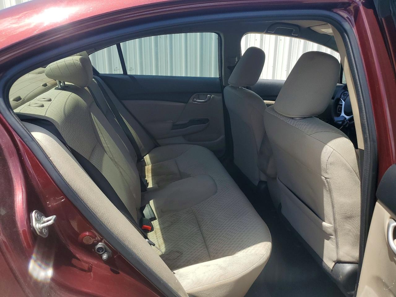 2015 Honda Civic Lx Maroon vin: 19XFB2F50FE074618