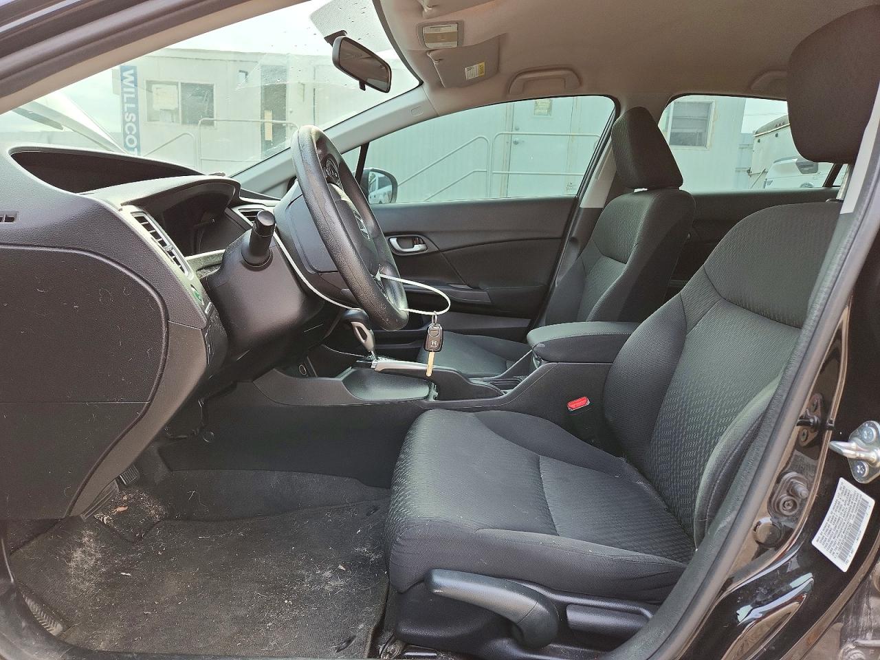 2015 Honda Civic Lx Black vin: 19XFB2F50FE078393