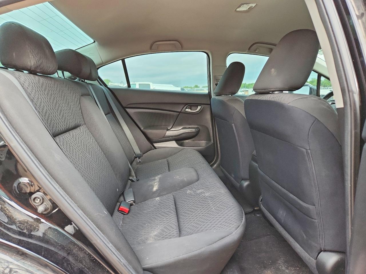 2015 Honda Civic Lx Black vin: 19XFB2F50FE078393