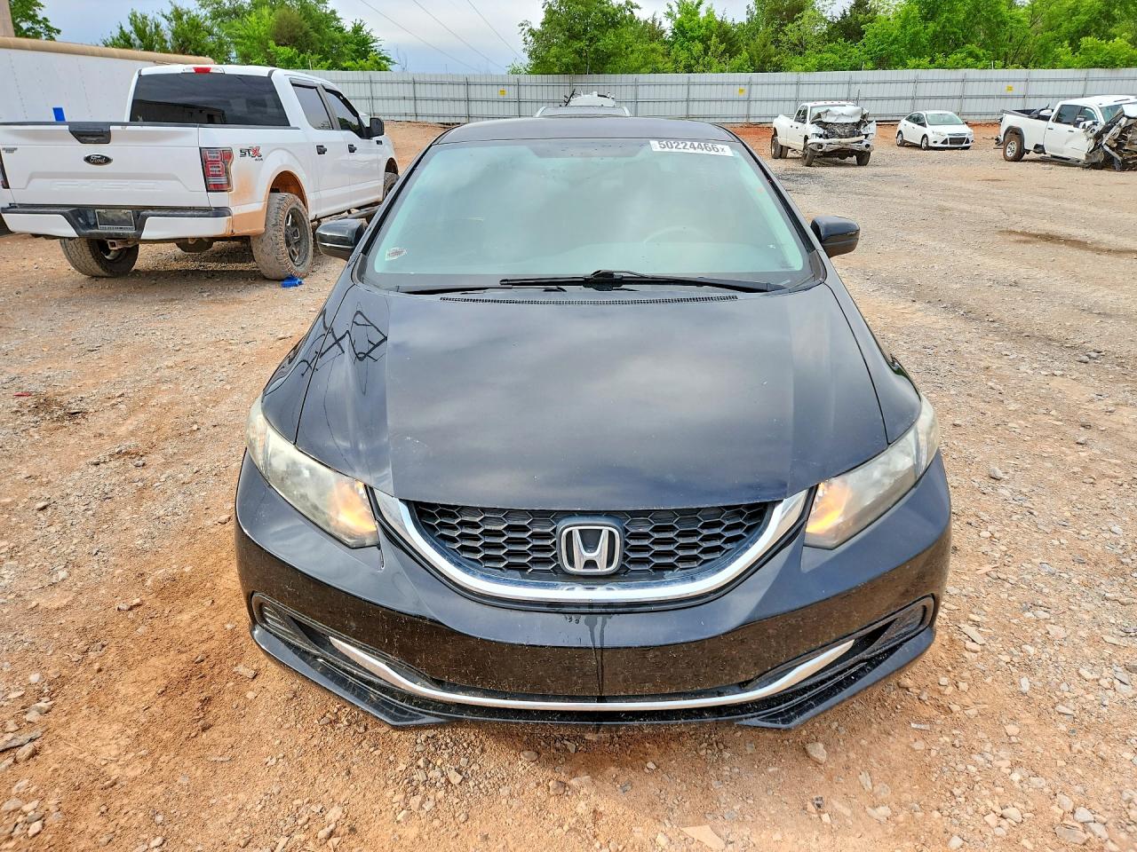 2015 Honda Civic Lx Black vin: 19XFB2F50FE078393
