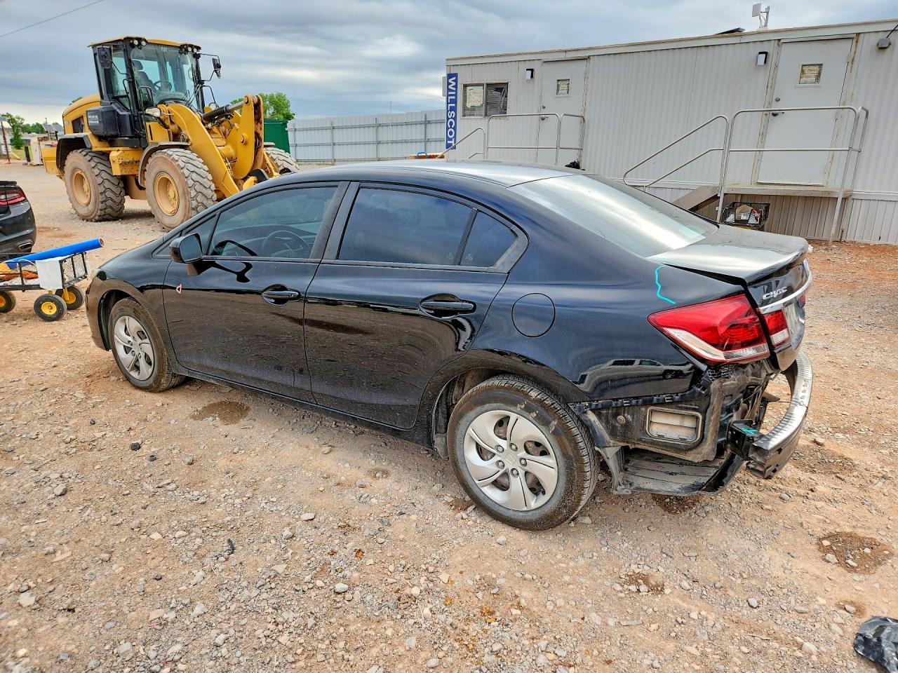 2015 Honda Civic Lx Black vin: 19XFB2F50FE078393