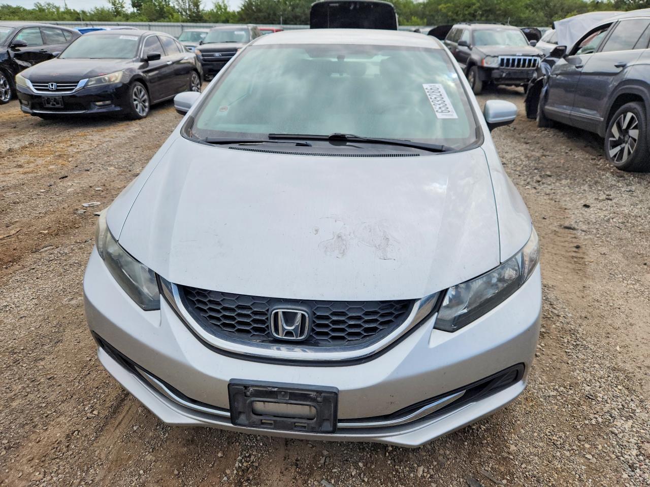 2015 Honda Civic Lx Silver vin: 19XFB2F50FE084310