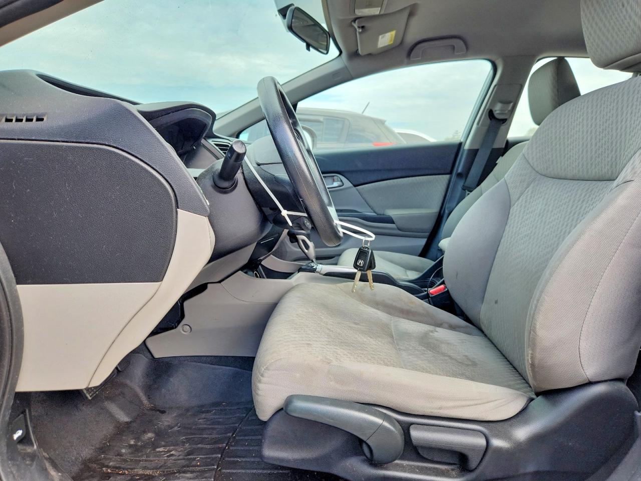 2015 Honda Civic Lx Silver vin: 19XFB2F50FE084310