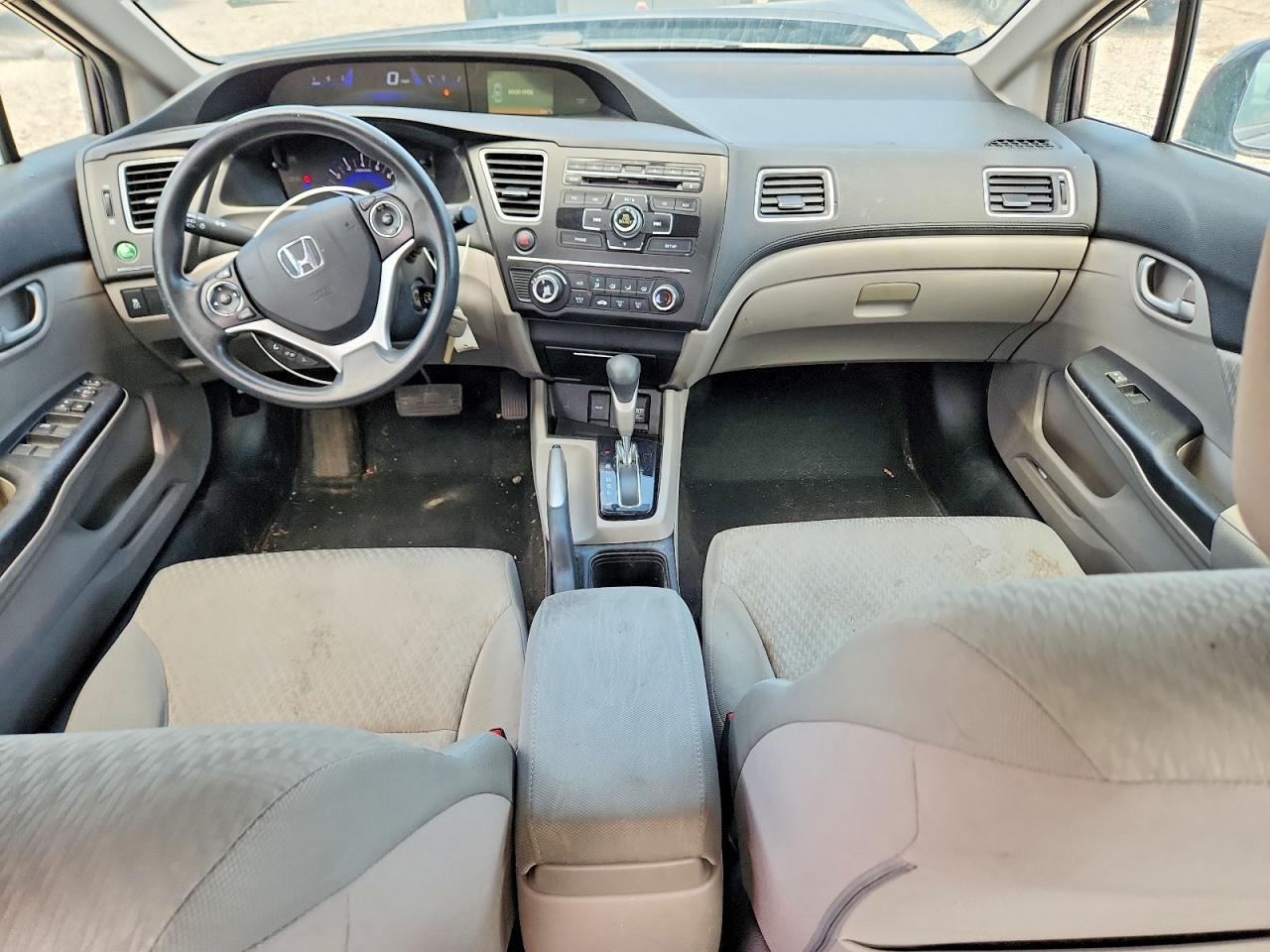 2015 Honda Civic Lx Gray vin: 19XFB2F50FE091418