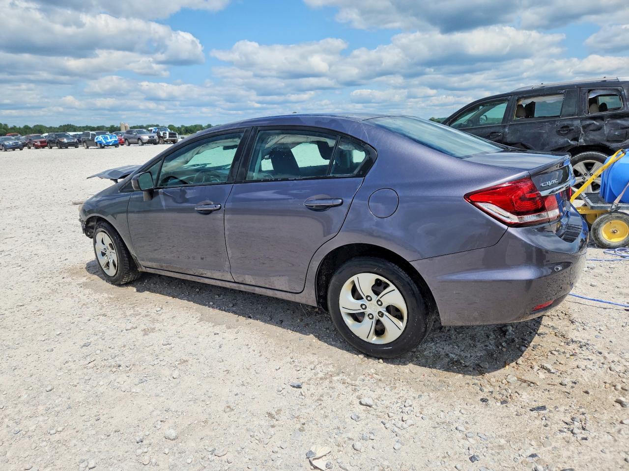 2015 Honda Civic Lx Gray vin: 19XFB2F50FE092181