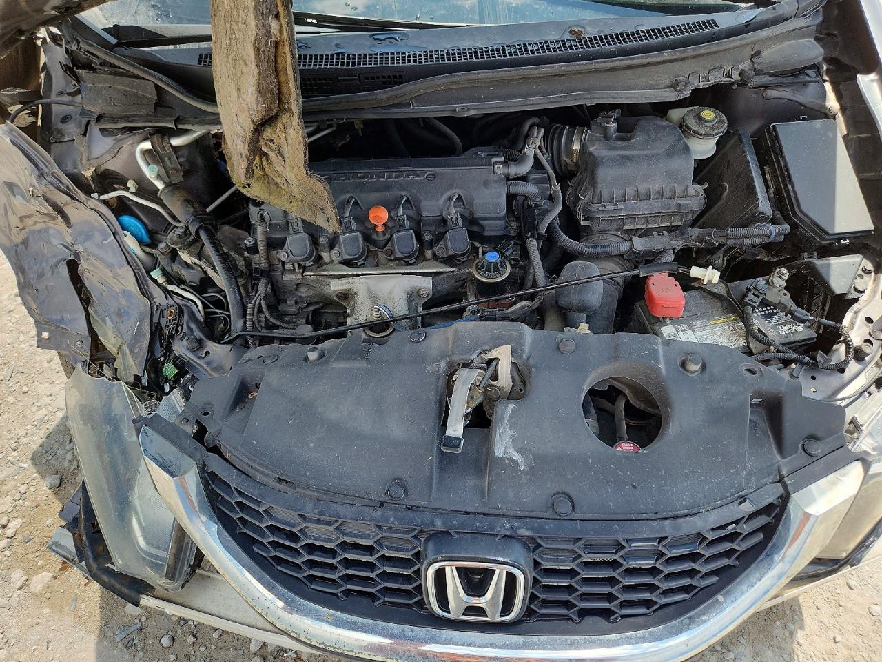 2015 Honda Civic Lx Gray vin: 19XFB2F50FE092181