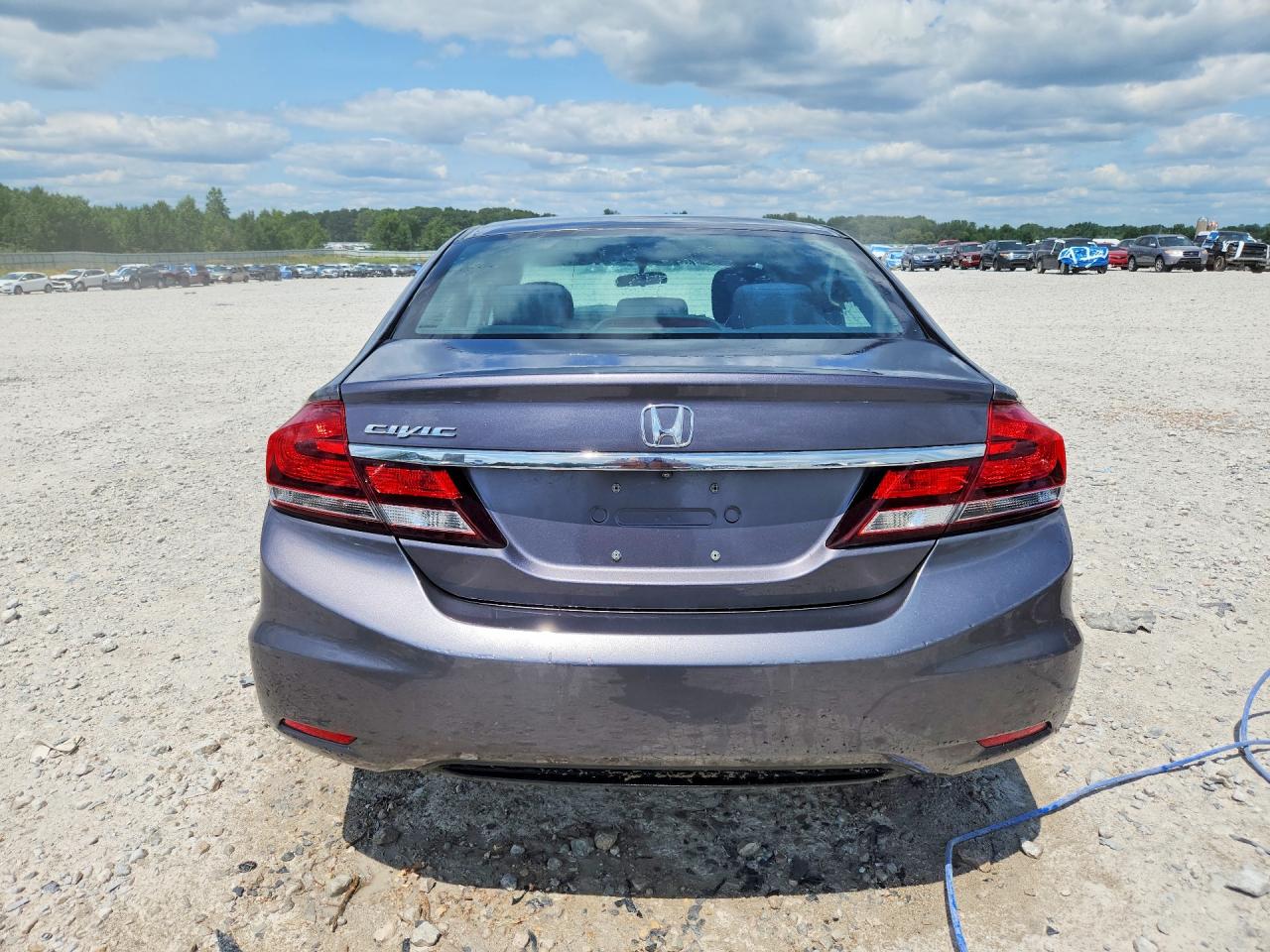 2015 Honda Civic Lx Gray vin: 19XFB2F50FE092181