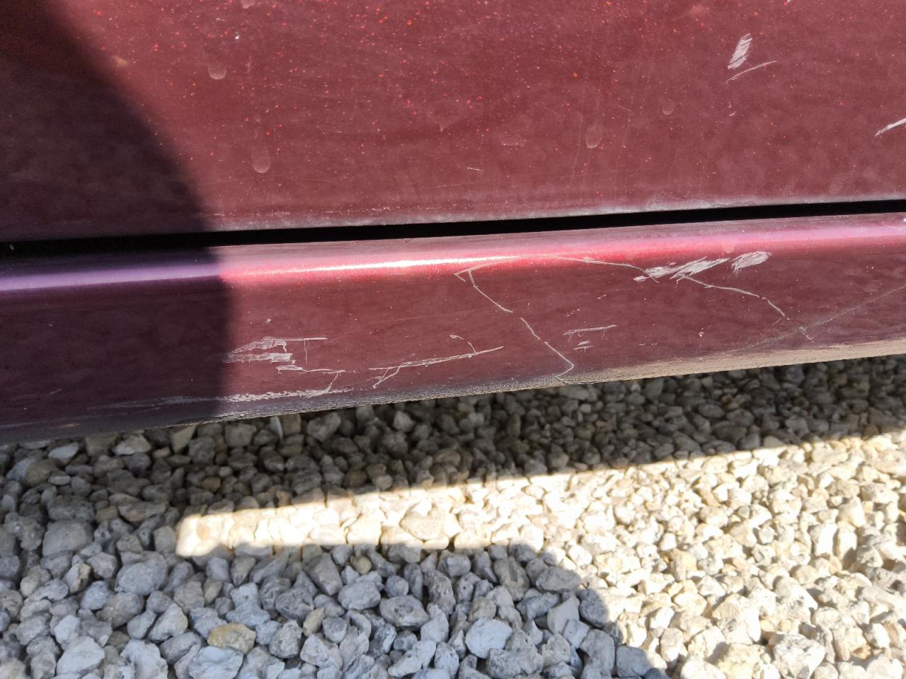 2015 Honda Civic Lx Burgundy vin: 19XFB2F50FE093539 Damage: Left Rocker Panel, Multiple Scratches Heavy, 3