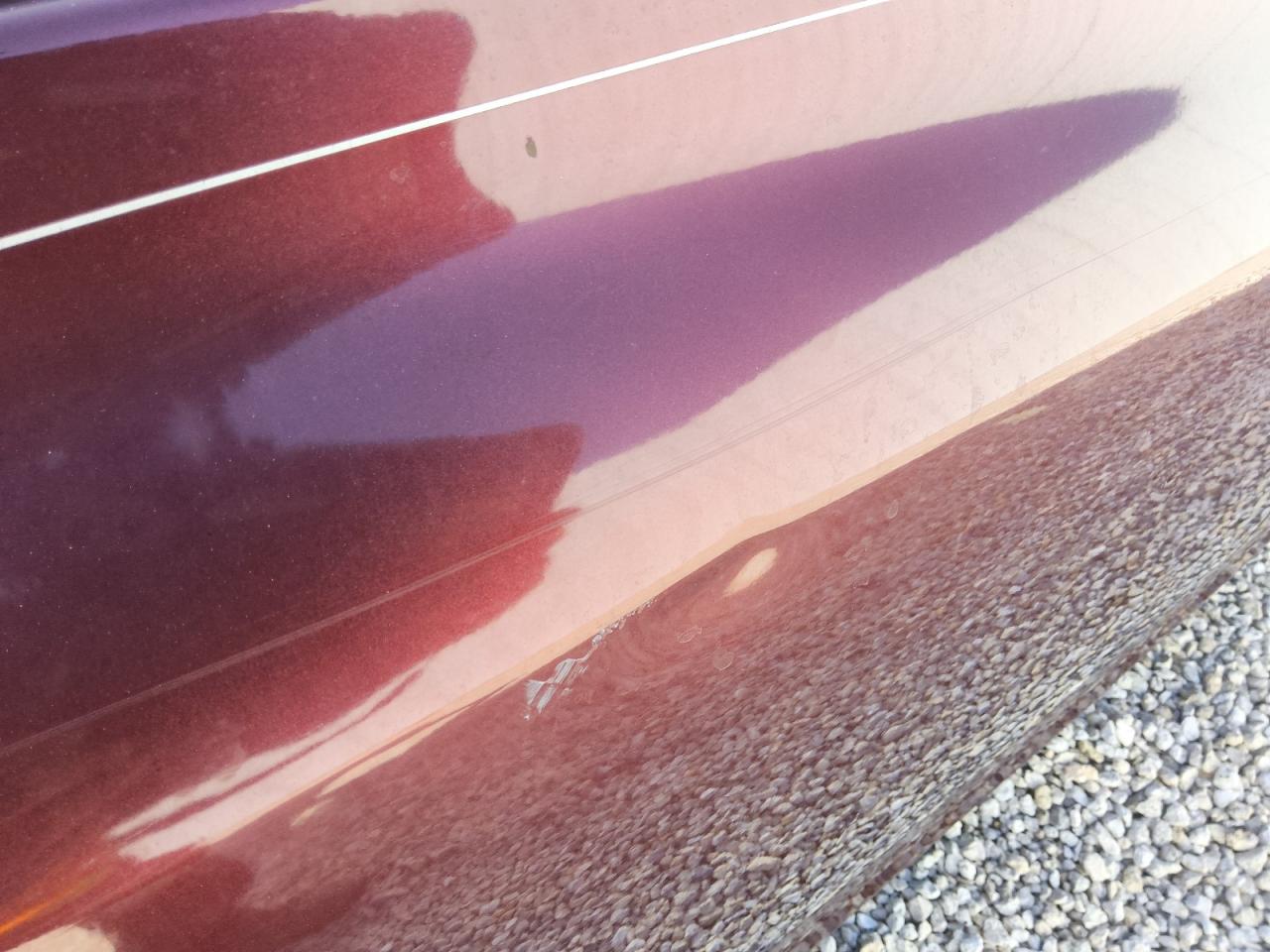 2015 Honda Civic Lx Burgundy vin: 19XFB2F50FE093539 Damage: Left Rear Door, Dent(S) W/ Paint Dmg, 1 To 2 Inches