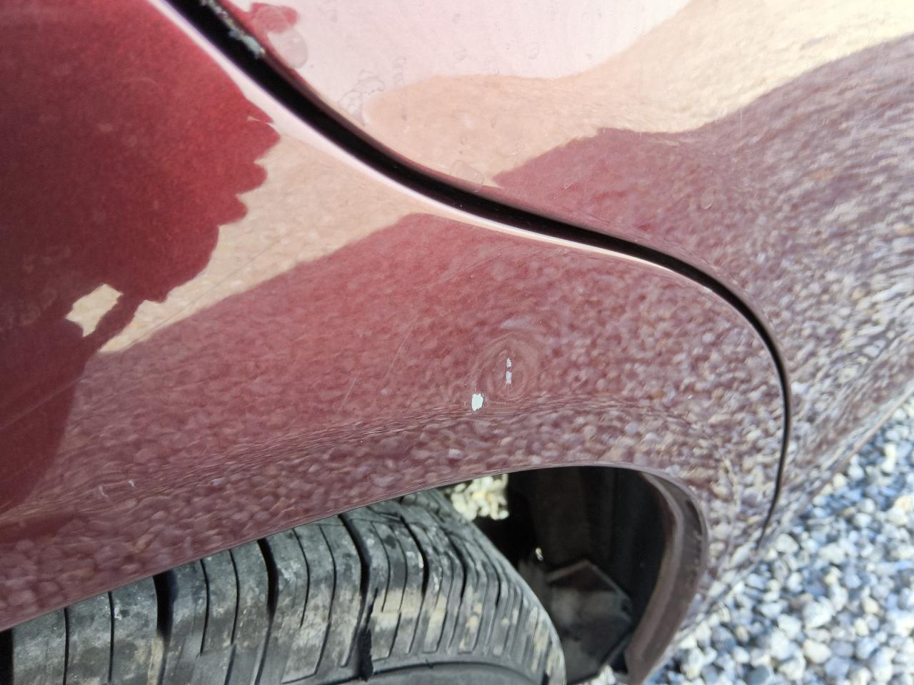2015 Honda Civic Lx Burgundy vin: 19XFB2F50FE093539 Damage: Right Qtr Panel, Dent(S) W/ Paint Dmg, 1 To 2 Inches
