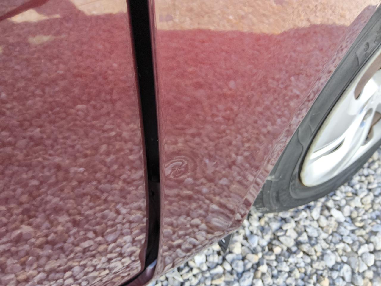 2015 Honda Civic Lx Burgundy vin: 19XFB2F50FE093539 Damage: Right Front Fender, Dent(S) W/No Paint Dmg, 1 To 2 Inches