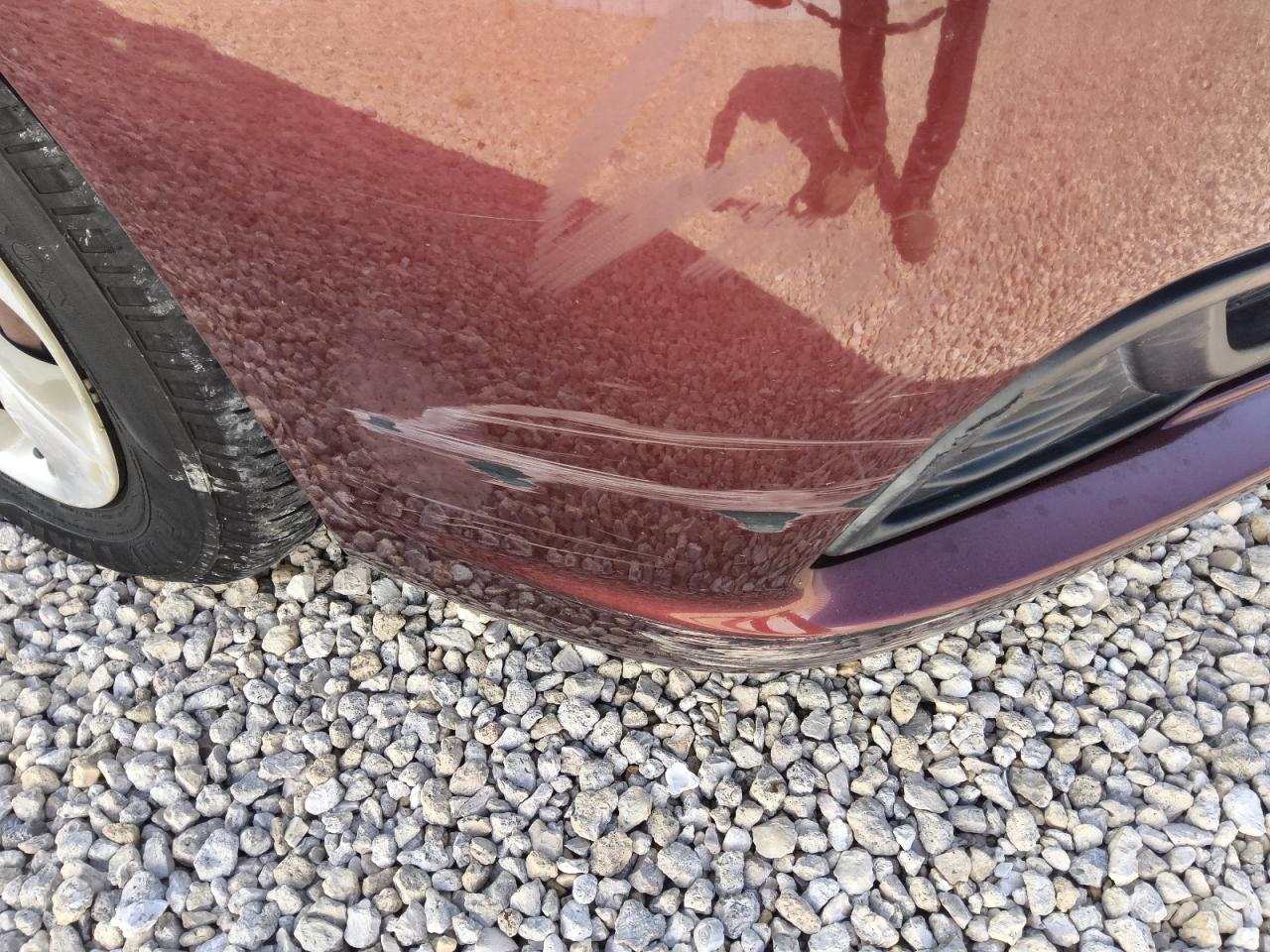 2015 Honda Civic Lx Burgundy vin: 19XFB2F50FE093539 Damage: Front Bumper, Multiple Scratches Heavy, 3