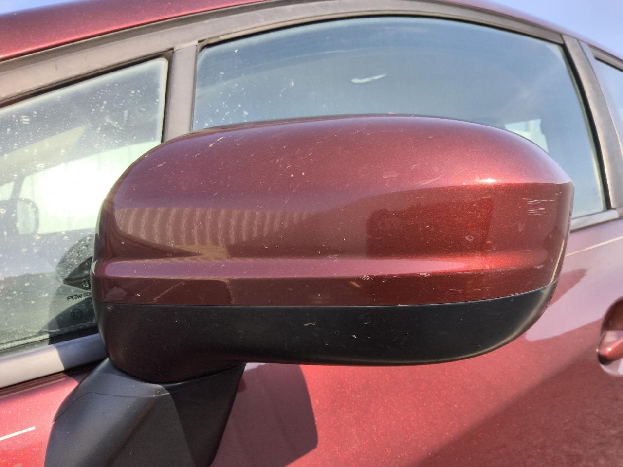 2015 Honda Civic Lx Burgundy vin: 19XFB2F50FE093539 Damage: Lf Mirror Cover, Multiple Scratches Heavy, 2