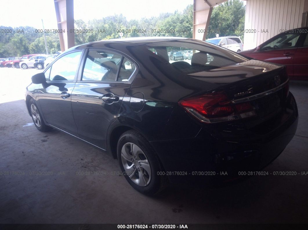 2015 Honda Civic Sedan Lx Black vin: 19XFB2F50FE094772
